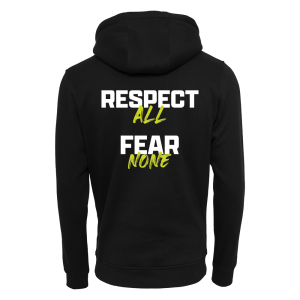RESPECT ALL FEAR NONE Hoodie black